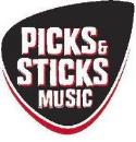 Picks & Sticks Music company logo