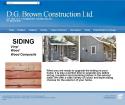 D.G. Brown Construction Ltd. company logo