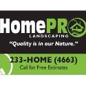 Homepro Landscaping company logo