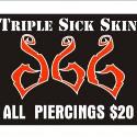 Triple Sick Skin/Green Rhino company logo