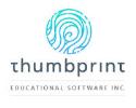 Thumbprint Educational Software company logo