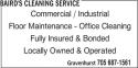Baird's Cleaning Service company logo