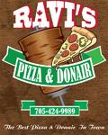 Ravi's Pizza and Donair company logo