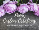 Peony Custom Creations - Custom Wood Signs, Wedding Signs, Gifts & Home Decor company logo