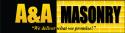 A&A Masonry company logo