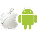 Apple VS Android company logo