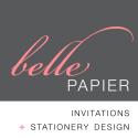 Belle Papier Invitations + Stationery Design company logo