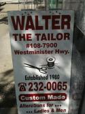 Walter The Tailor company logo