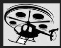 Queen Victoria Air / Film Helicopters company logo