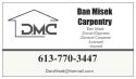 Dan Misek Carpentry company logo